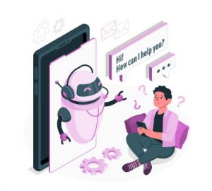 Обслуживание посетителей сайта через чат-бот сервис